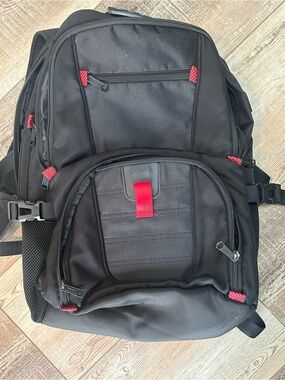Black, Large Men's Travel Backpack - Durable Everyday Bag